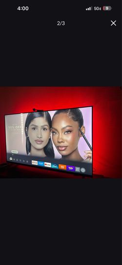 55” INSIGNIA 4K SMART TV with Govee Lights + Camera