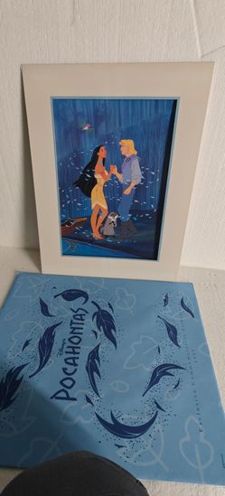 Disney Pocahontas 1995 exclusive commemorative lithograph