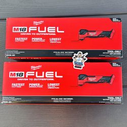 $150 EACH Milwaukee M18 FUEL 18V Lithium-Ion Cordless Brushless Oscillating Multi-Tool (Tool-Only)