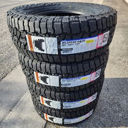 285 70 17 NEW TIRES SILVERADO SUBURBAN AVALANCHE TAHOE SIERRA F150 RAM RUBICON SAHARA GLADIATOR TUNDRA TITAN 