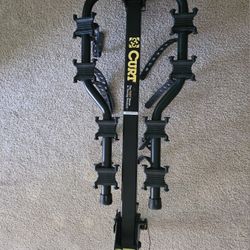 CURT Trailer Hitch Bike Rack for 4 Bicycles