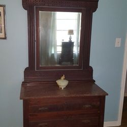 Antique Marble Top Dresser