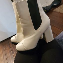 White High Heels