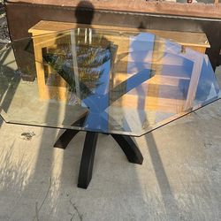 glass table