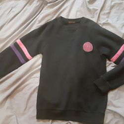 Dutch bros Womans size Small Black Pink And Purple Sweatshirt