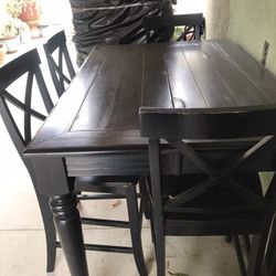 Black dining set