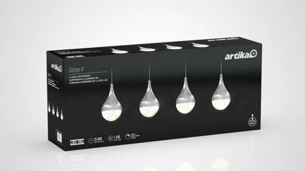 Modern 4-Light LED Pendant Light (NEW in Box)