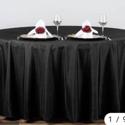 6 Round 120” Tablecloths 
