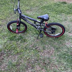 18” kid bike with train wheels