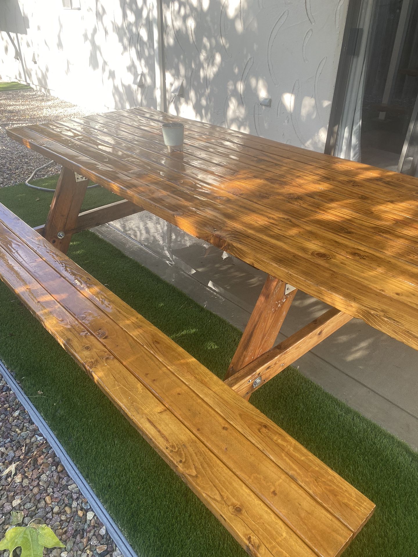 Oversized Custom-Made Picnic Table