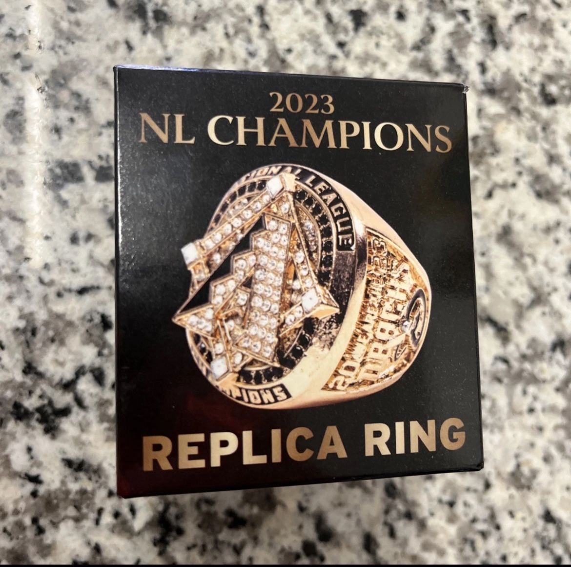 Arizona Diamondbacks 2023 NL Champions Replica Ring SGA NIB