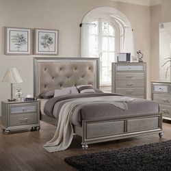 Brand New! 7pc Queen/king Bedroom Set 😍/ Take It home with Only $39down/ Hablamos Español Y Ofrecemos Financiamiento 🙋🏻‍♂️ 