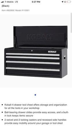 Kobalt 4 Drawer Chest