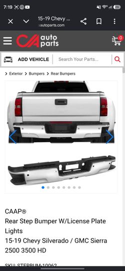 Chevy Silverado Rear Bumper