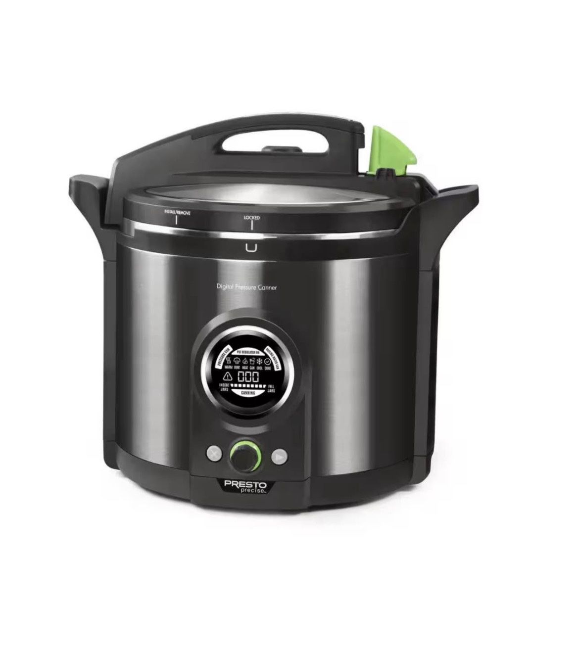 Presto Precise 1485 Watt 12 Black Digital Electric Pressure Canner
