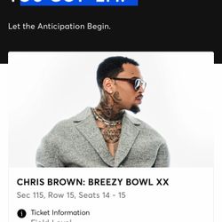 2 BREEZY BOWL TICKETS FOR SALE.  San Diego Show.