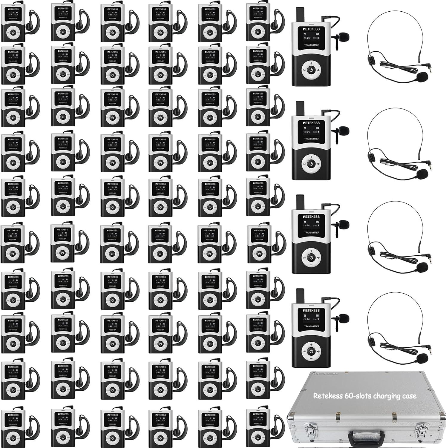 Retekess T130U(4nd Gen T130) Audio Tour Guide System