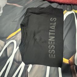 Fear of God Essentials Black Short Sleeve T-Shirt Size 