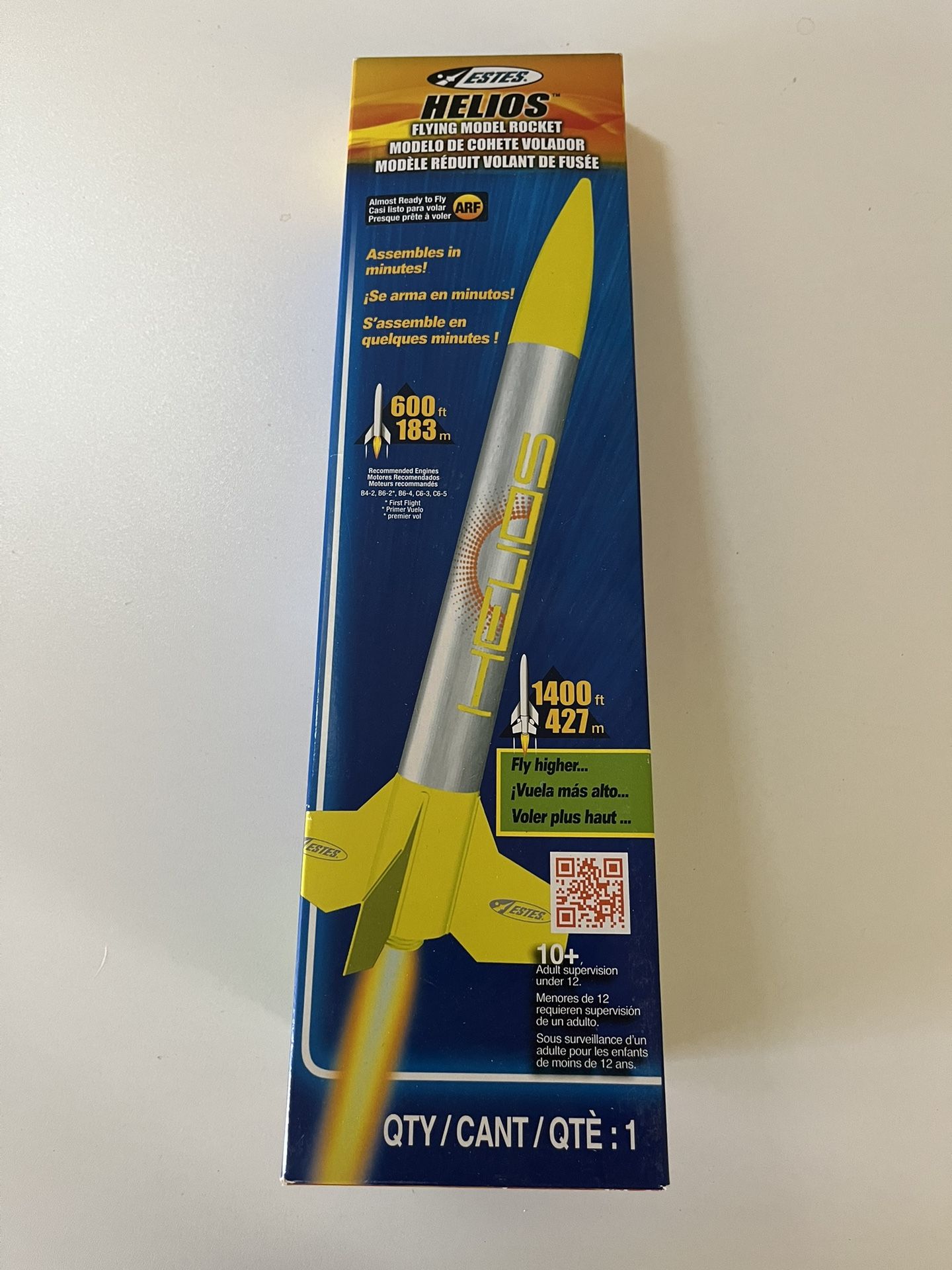 Estes Helios Model Rocket And Booster-60