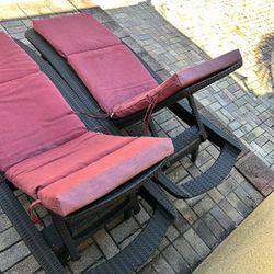 Outdoor Plastic Lounge Chairs  Foldable 