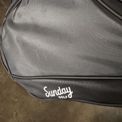 Sunday golf Cart Bag Golf Bag Retails For $250