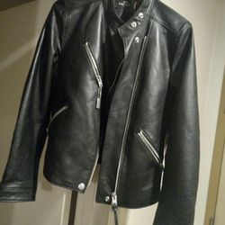 Womens Coach Leather Jacket