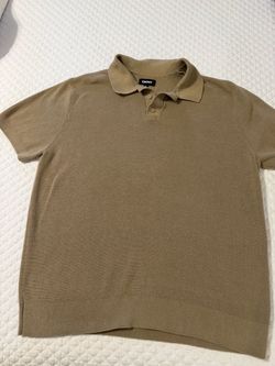 DKNY short sleeve knit polo