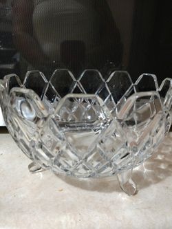 Crystal Footed Bowl