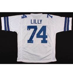 Bob Lilly Signed Jersey Inscribed "HOF 80" (JSA Hologram) Dallas Cowboys