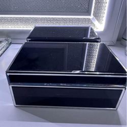 Joyero De Cristal Set De 2