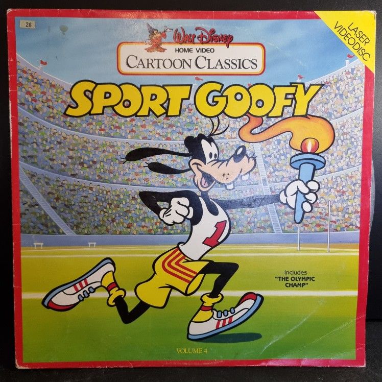 Walt Disney Sport Goofy Original Laser Videodisc