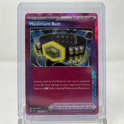 Maximum Belt - SV05: Temporal Forces Pokemon Card TCG Buy/Sell/Trade