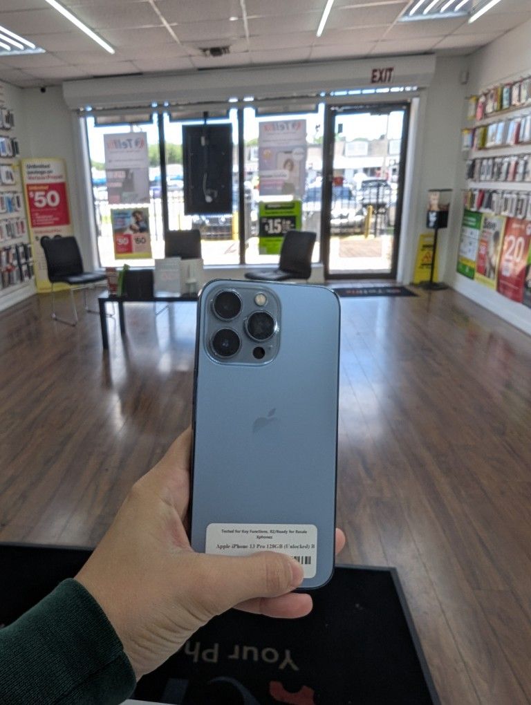 iPhone 13 Pro Unlocked 128gb $99 Down