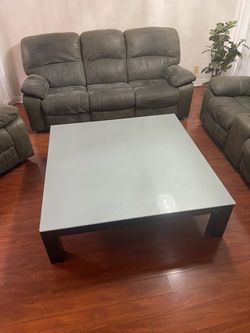 Square coffee table 55” x 55”