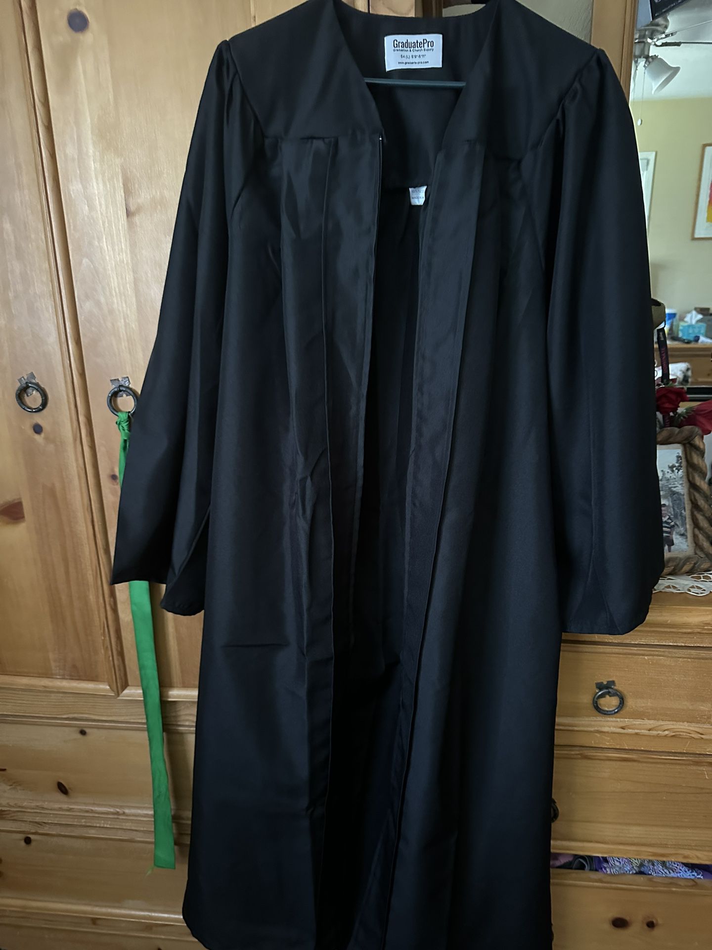 Black Graduation Gown 