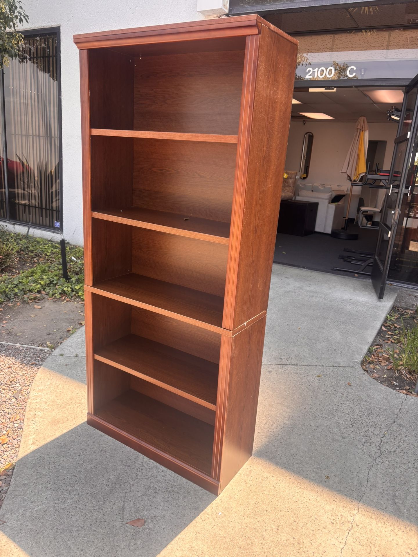 $50.00!!! New 68.4”x30.7”x12.8” Wooden 5 Tier Bookcase Book Shelf Office Storage Shoes Rack