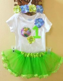 Tinkerbell tutu set