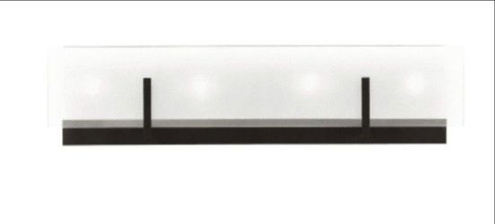 Generation Lighting 4 light 26in vanity light black
