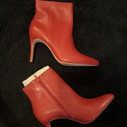 Aldo Red Boots 