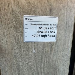 Waterproof Laminate Flooring 8.3mm