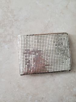 New Silver Mesh Wallet 