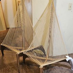 Jorgen Hovelskov Harp Chair Viking Chair -Lot of 2
