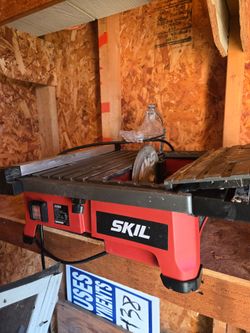 Wet Tile Saw 7" diamond blade