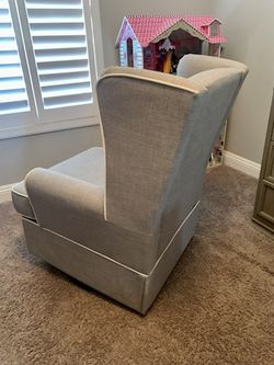 Eddie bauer upholstered wingback swivel glider hot sale
