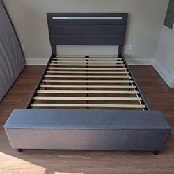 Queen Bed Frame With Storage