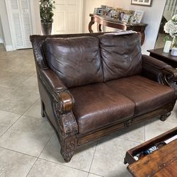 Leather Couch Set