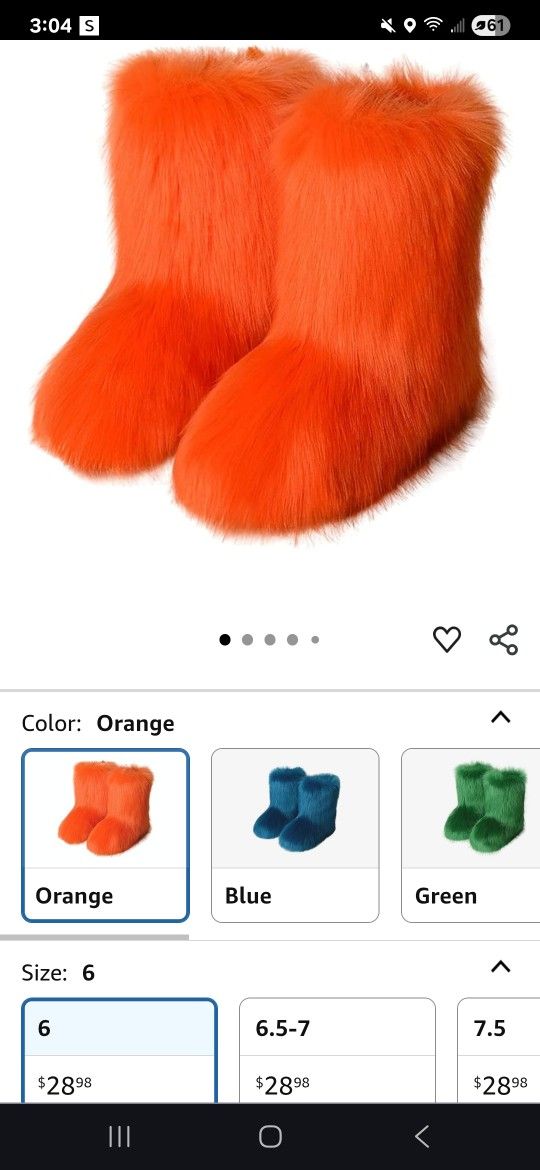Fluffy Moon Boots/snow