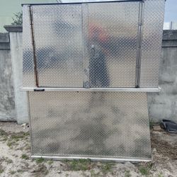 Aluminum Diamond Plate Storage Shed