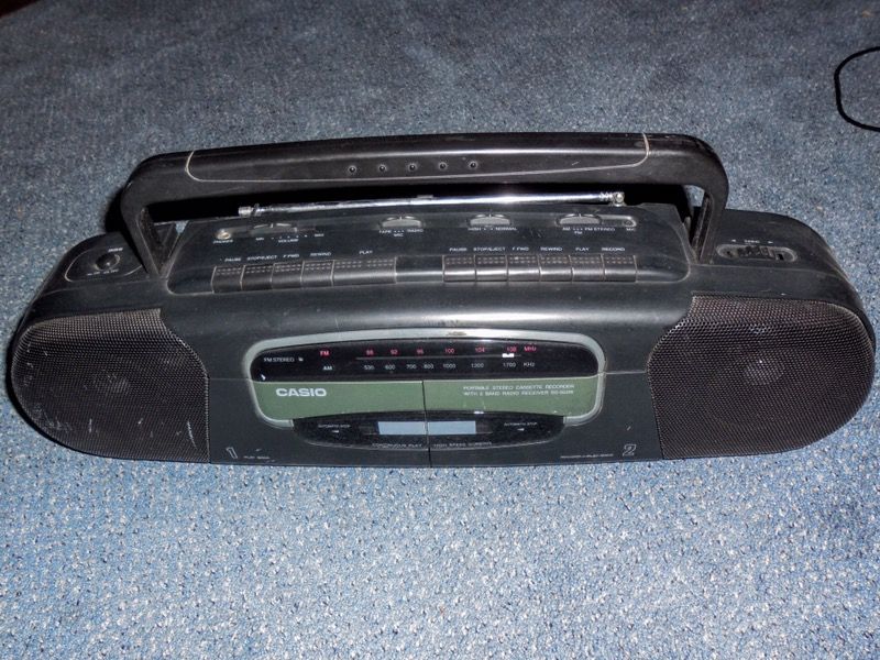 Casio Dual Cassette Boombox