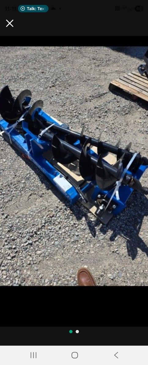 Augers For Skid Steer Or Bobcat